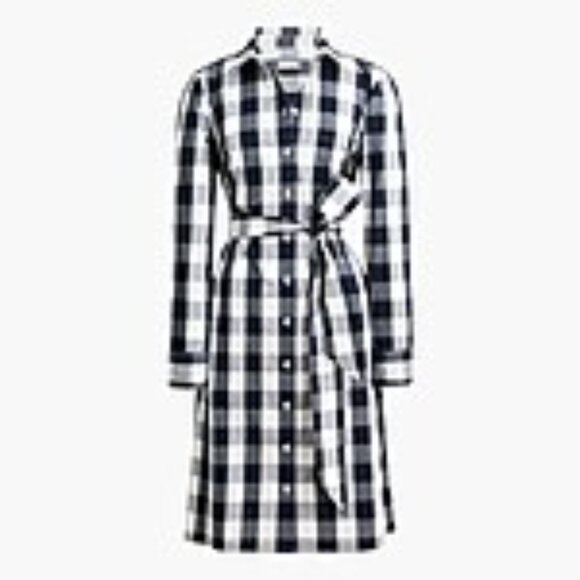 J. Crew Factory Dresses & Skirts - Like new! J.Crew Gingham Summer belted shirtdress size plus 16